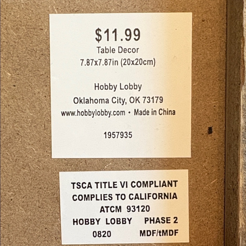 Hobby Lobby Table Decor with Natural Wood Finish Lemon - Picture 2 of 4